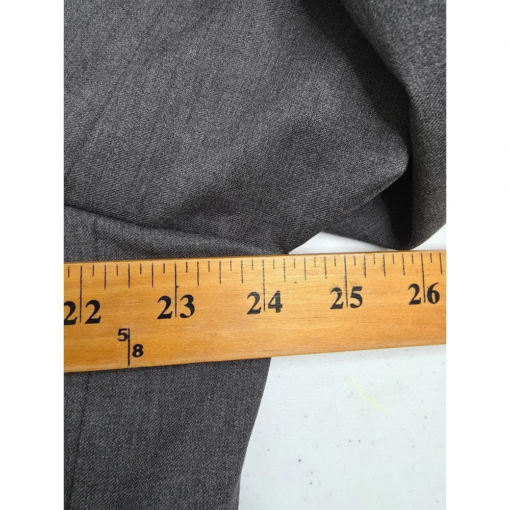 Jos A Bank Blazer Jacket Mens 46L Gray‎ 2 Buttons Wool Sports Coat Vented